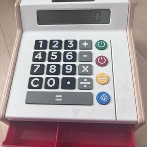 IKEA Kids Toy Cash Register - White, Black, Red, Green, Yellow, Blue